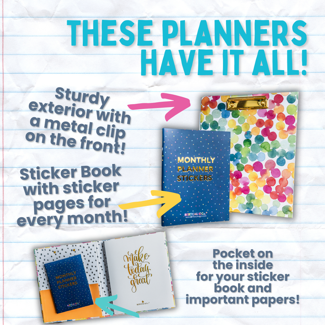 The Go Planner Insert & Sticker Book