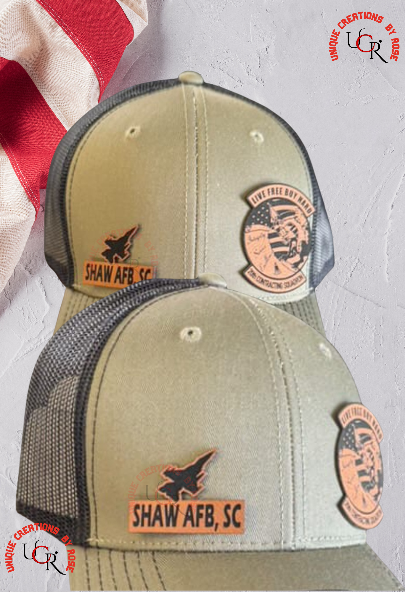 SQUAD CAP W/CUSTOM LOGO