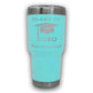 LaserGram 30oz Tumbler Mug, Grad Cap  Personalized Engraving Included