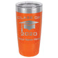 20oz Vacuum Insulated Tumbler Mug, Grad Cap Class of 2020, 2021, 2022, 2023 2024, 2025, Personalized Engraving Included