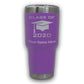 LaserGram 30oz Tumbler Mug, Grad Cap  Personalized Engraving Included