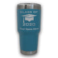LaserGram 30oz Tumbler Mug, Grad Cap  Personalized Engraving Included