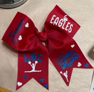 Personalized Cheer Bow