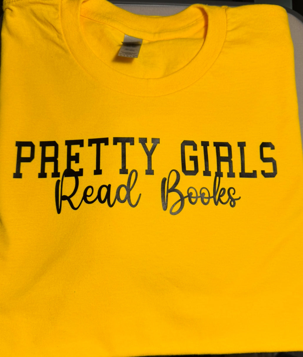 Pretty Girls Read Books Tee