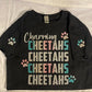 CHARMING CHEETAHS STACKED TEE