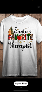 Santa's Favorite Therapist  (Cheetah Print)