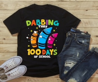 Dabbing thru 100 days of school