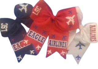 Eagle Airlines Cheer Bows