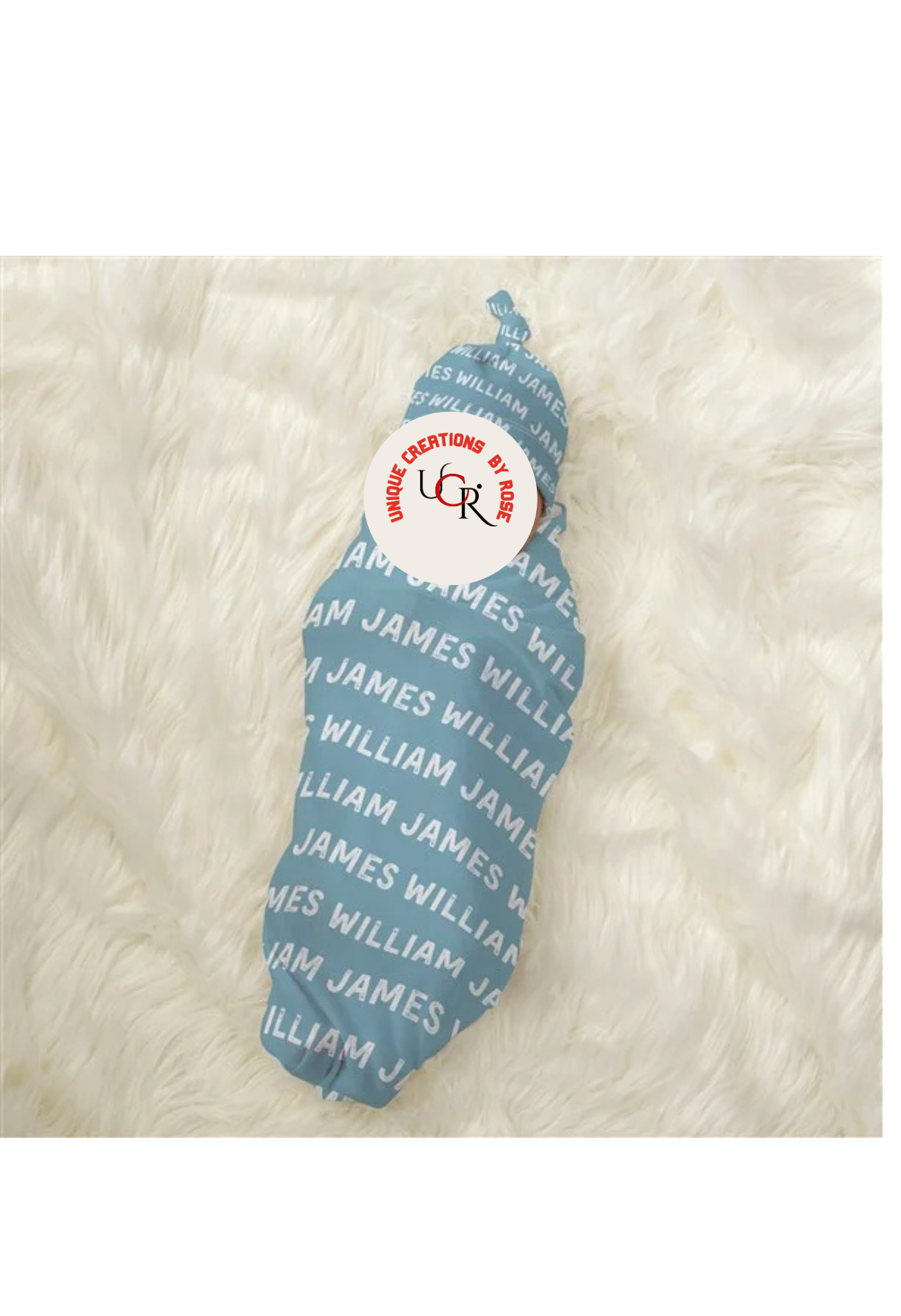 Personalized Baby Name Swaddle