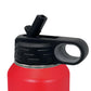 40oz Double Wall Flip Top Water Bottle with Straw, Grad Cap, Personalized Engraving Included