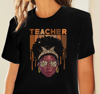 Melanin Teacher Tee