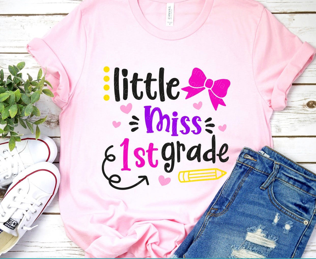 Little Miss Back 2 School Tee